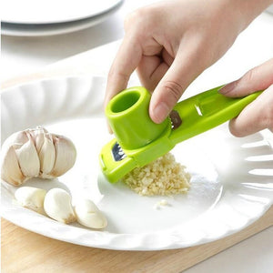 1 pièces en acier inoxydable ail presse ménage manuel ail presse dispositif cuisine presse presse-agrumes gingembre ail outils accessoires de cuisine