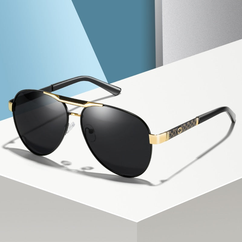 Gafas De Sol, lunettes polarisées 2020 | Pour la conduite en plein air, lunettes De soleil à monture métallique