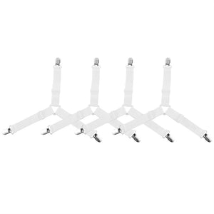 Porte-drap de lit élastique réglable | 4 coins de Long, support de drap de lit, attaches de clips pour couverture, couvertures, Grippers fixation antidérapant 2 pièces/lot