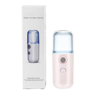 30ML Mini Nano Facial Sprayer USB Nebulizer Face Steamer Humidifier Hydrating Anti-aging Wrinkle Women Beauty Skin Care Tools