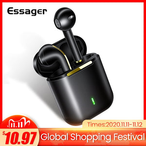 Essager J18 TWS Wireless Headphone Bluetooth Earphone Headset True Wireless Earbuds For iPhone 12 Pro Max Handsfree Ear Buds