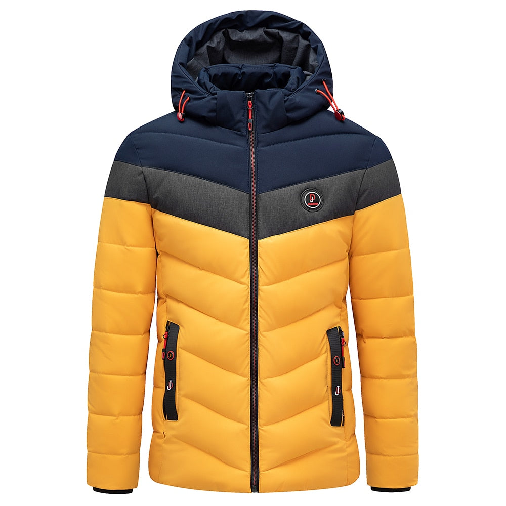 Men 2020 Winter Brand New Casual Warm Thick Waterproof Jacket Parkas Coat Men New Autumn Outwear Windproof Hat Parkas Jacket Men