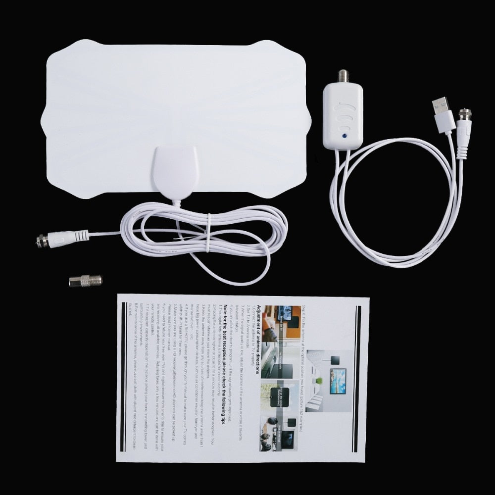 Digital HDTV antenna TV 900 Miles Radius Amplifier