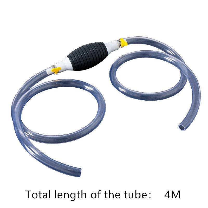 Manual Oil Pump PVC Oil Tank Suction Pipe Gasoline Suction Pipe for Car Motorcycle 1M 2M 3M 5M