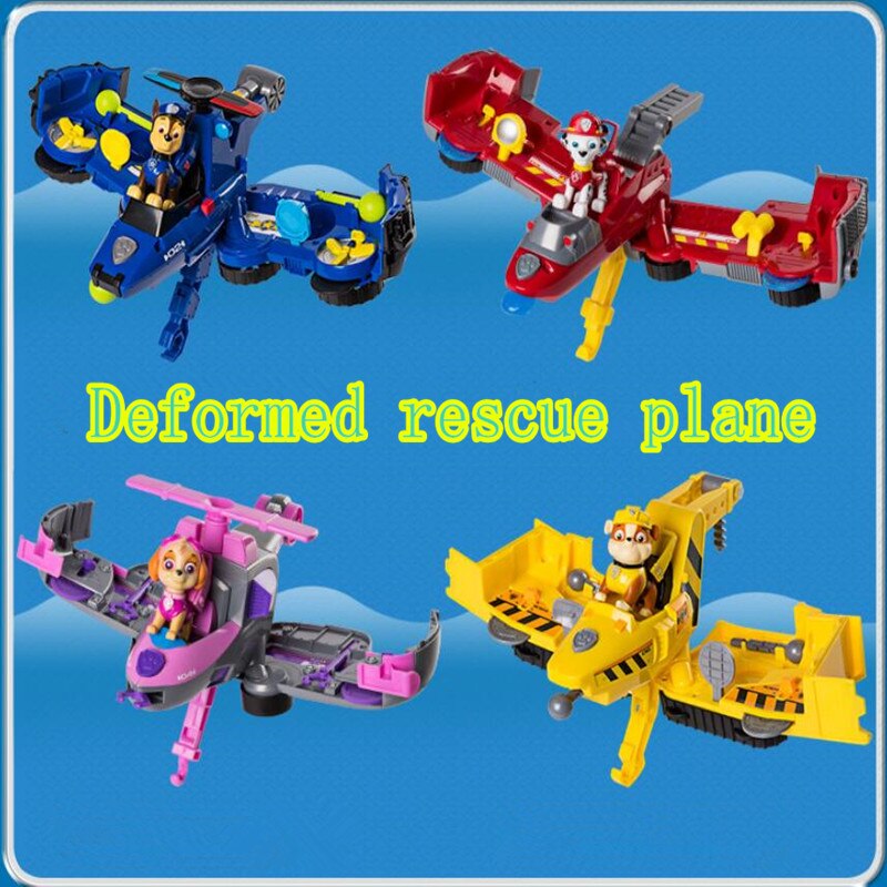 Pat' patrouille chien jouet complet centre de commande avion sauvetage véhicule tracker Ryd Patrula Canina mobile poupée enfant jouet cadeau