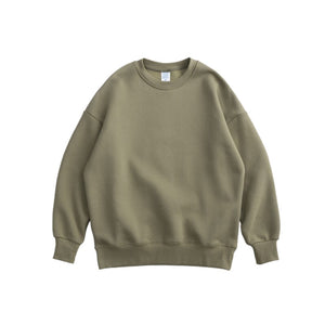 INFLATION 2020 Winter Men Thick Fleece Sweatshirt Unsex Hip Hop Multi-color Sweatshirt Men Solid Basic Winter Sweatshirts 166W17
