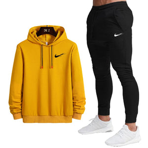 New Fashion Men Set Brand Hoodies+Pants Sets Tracksuit Men's Casual Slim Fit Sportswear Male Sweat Shirts Tracksuits Clothing