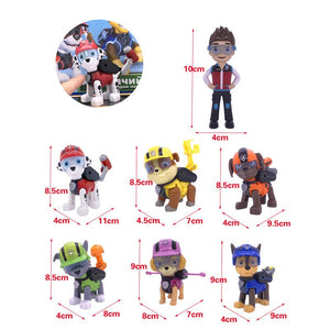 Pat' patrouille 7 pièces/ensemble jouets chien canette déformation jouet capitaine Ryder Pow patrouille Psi patrouille figurines jouets pour enfants cadeaux