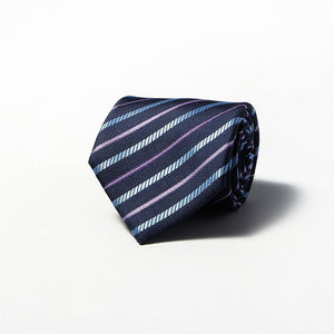 Luxury Fashion Striped Plaid Men's Tie Red Blue Grey Classic Neck Ties Leisure Business Wedding High Quality 8cm Silk Necktie
