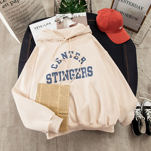 Women Leisure Letter Printed Hoodies Harajuku Sweatshirt Kawaii Korean Style Oversized Women Hoodies Winter Plus Size Female Pul