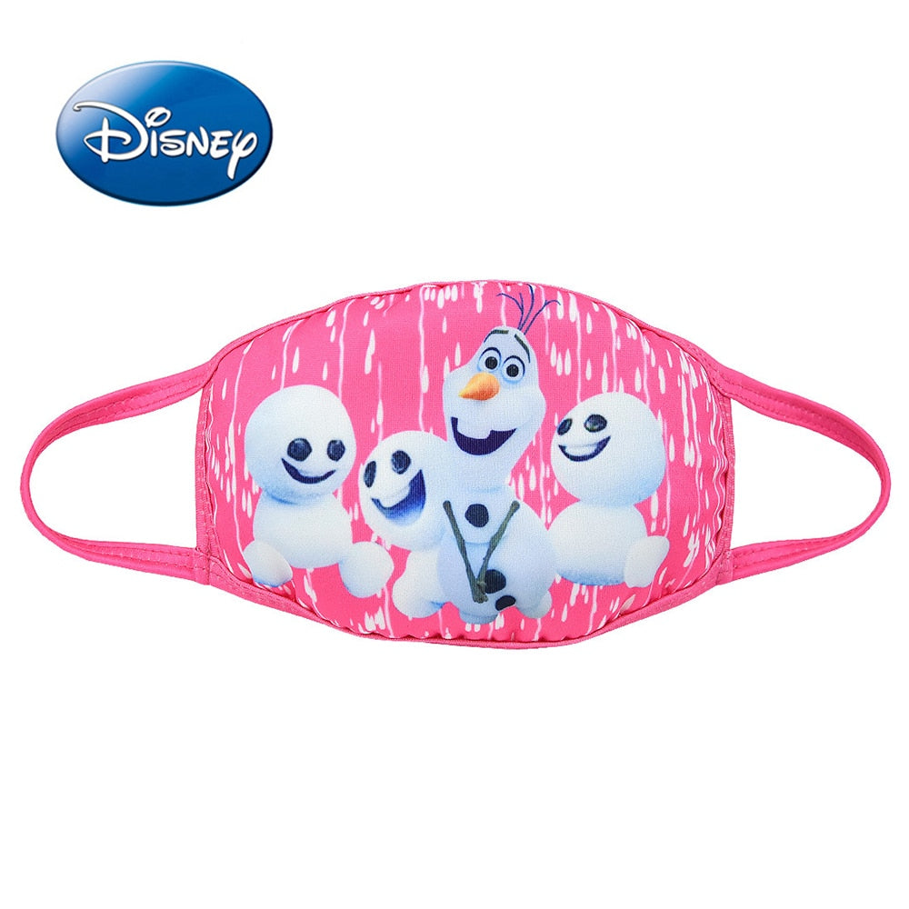 Disney congelé dessin animé bouche masque Anti poussière masque visage princesse Anna Elsa cotons masques pour enfants enfants réutilisables