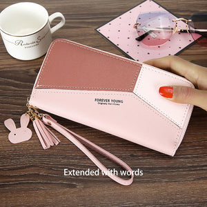 Long Women's Wallet Purses Tassel Coin Purse Card Holder