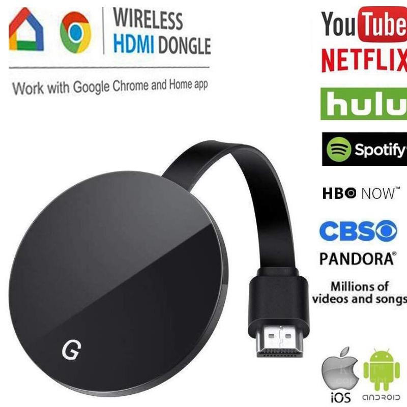 4K tv bâton 5G sans fil wifi HDMI affichage pour chromecast 3 2 miracast airplay DLNA dongle anycast pour Google home chrome netflix