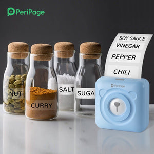 PeriPage Portable Thermal Bluetooth Printer 304dpi Thermal Picture Photo label Mini Printer for Android IOS Mobile Phone