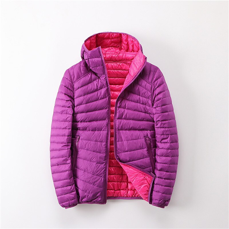 Down Jackets Coat Women Parka 2020 Autumn Winter Warm Coat Female Ultralight Thin Down Jacket Duck Long Sleeve Portable Outwear