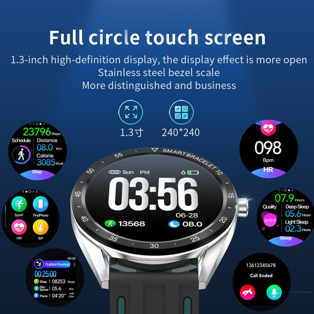 LEMFO Smart Watch Men IP67 Waterproof Heart Rate Blood Pressure Monitoring 2020 smart watches for Android IOS