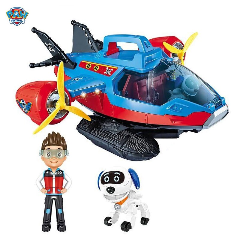 Pat' patrouille chien jouet complet centre de commande avion sauvetage véhicule tracker Ryd Patrula Canina mobile poupée enfant jouet cadeau