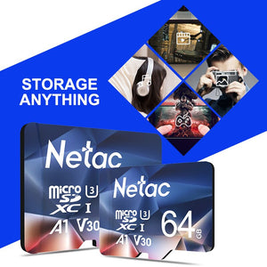 Netac Memory Card micro sd 128GB 32GB 16GB 100MB/S 64GB Micro SD Card адаптер sd Flash Card SD Card Hot Sale P500