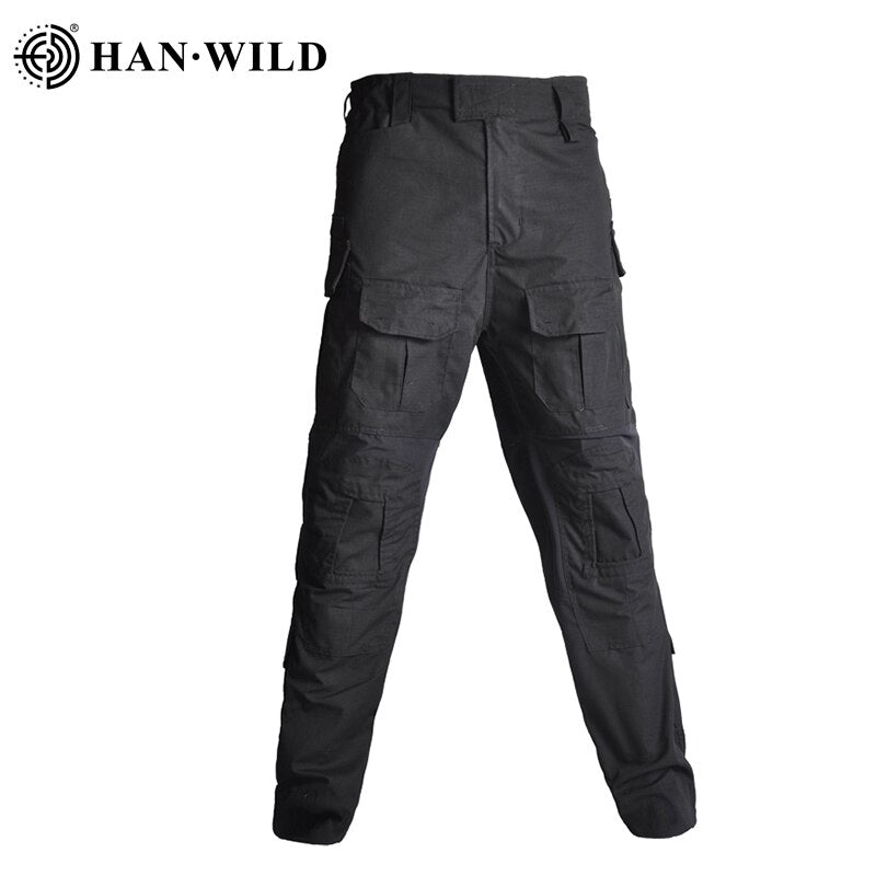 Pantalon de chasse G3 costume tactique Militaire uniforme Multicam Forces costume chemise de Combat pantalon tactique Airsoft Militaire avec tampons