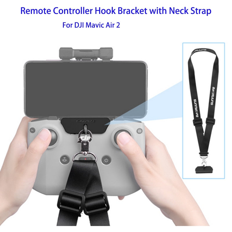 Remote Controller Hook Bracket With Strap Belt For DJI Mavic Air 2/ DJI Mavic Mini 2 Drone Accessories