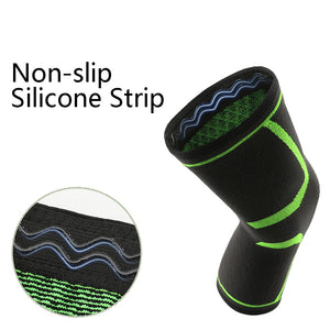 WorthWhil 1 PC Genouillères Élastiques En Nylon Sport Genouillères Équipement De Fitness Rotule Attelle en Cours D'exécution Basket-Ball Volley-Ball Soutien