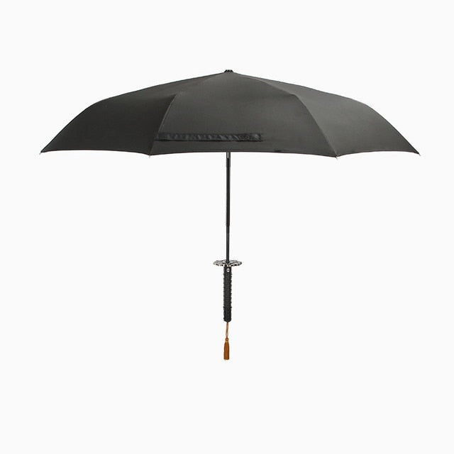 Fully Automatic Umbrella Japanese Samurai Sword Knife Umbrella Strong Luxury Business Male Large Flat Lightweight Umbrellas