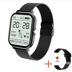 2022 New Smart Watch Men Full Touch Screen Sport Fitness Watch IP67 Waterproof Bluetooth call For Android ios smartwatch Men+Box