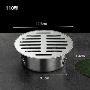 Stainless Steel Bathroom Drain Cover Hair Catcher Balcony Drainage Stopper Plug Garden Outdoor Roof Anti-blocking Floor Strainer