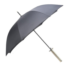 Men&#39;s Cartoon Long Handle Umbrella, Fiber, Eye And Rain, Creative Personality, Samurai Sword Umbrella, Male