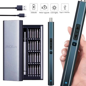 Manual Screwdriver USB Charging Portable Mini Electric Screwdriver Cordless Drill Magnetic Screw Repair KitMagnetic