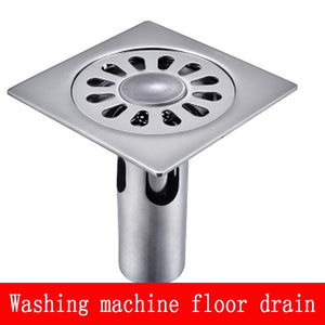 Shower Drain Thick Stainless Steel Floor Drain Ordinary Bathroom Toilet Kitchen Balcony Dedicated To prevent odor BaIDaiMoDeng