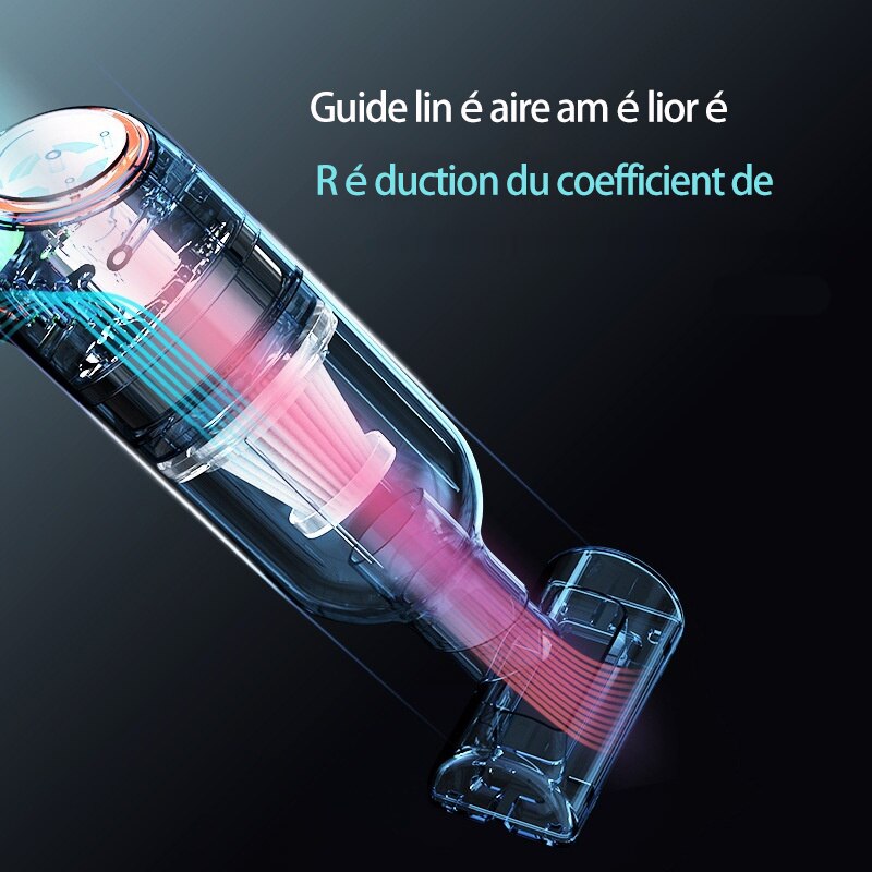8000Pa Car Vacuum Cleaner Portable Wireless Handheld Auto Vacuum Home &amp; Car Dual Use Mini Vacuum Cleaner with Built-in Battrery