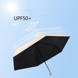 2023 Mini Capsule Umbrella Light Sunny Rainy Umbrella Women Anti-UV Sunshade Umbrella Pocket Sunscreen Umbrella Portable
