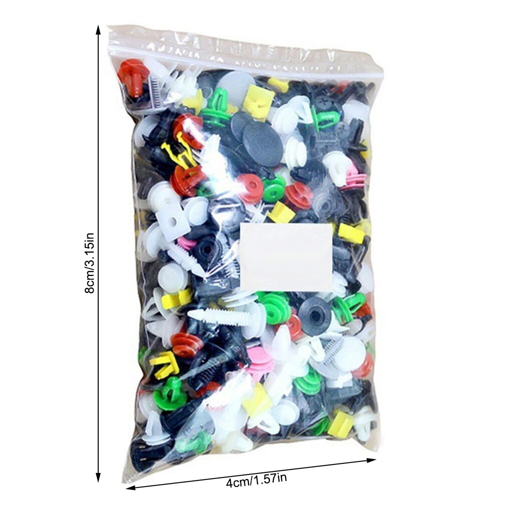 100Pcs Clips for car Fastener Screws Bumper Interior Decoration Auto Plastic Random Mixing Universal Plastic