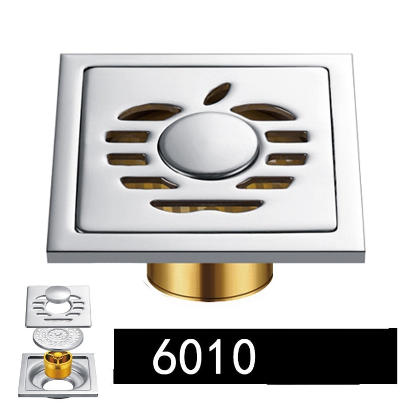 Shower Drain Thick Stainless Steel Floor Drain Ordinary Bathroom Toilet Kitchen Balcony Dedicated To prevent odor BaIDaiMoDeng