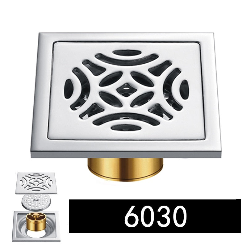 Shower Drain Thick Stainless Steel Floor Drain Ordinary Bathroom Toilet Kitchen Balcony Dedicated To prevent odor BaIDaiMoDeng