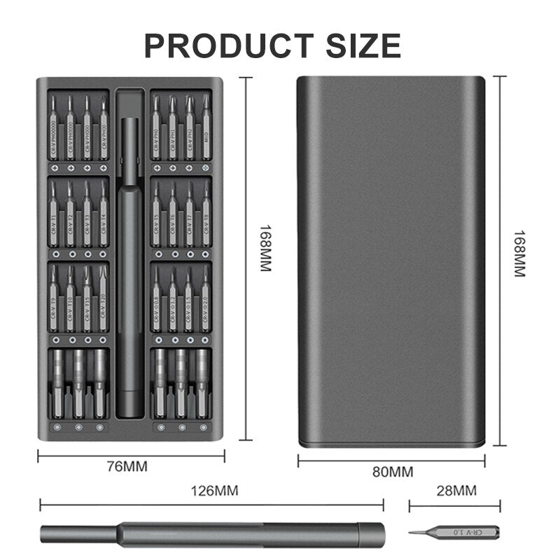 Screwdriver Set Magnetic Screw Driver Kit Bits Xiaomi Iphone Computer Tri Wing Torx Hand Tools Manual Woodworking Tools