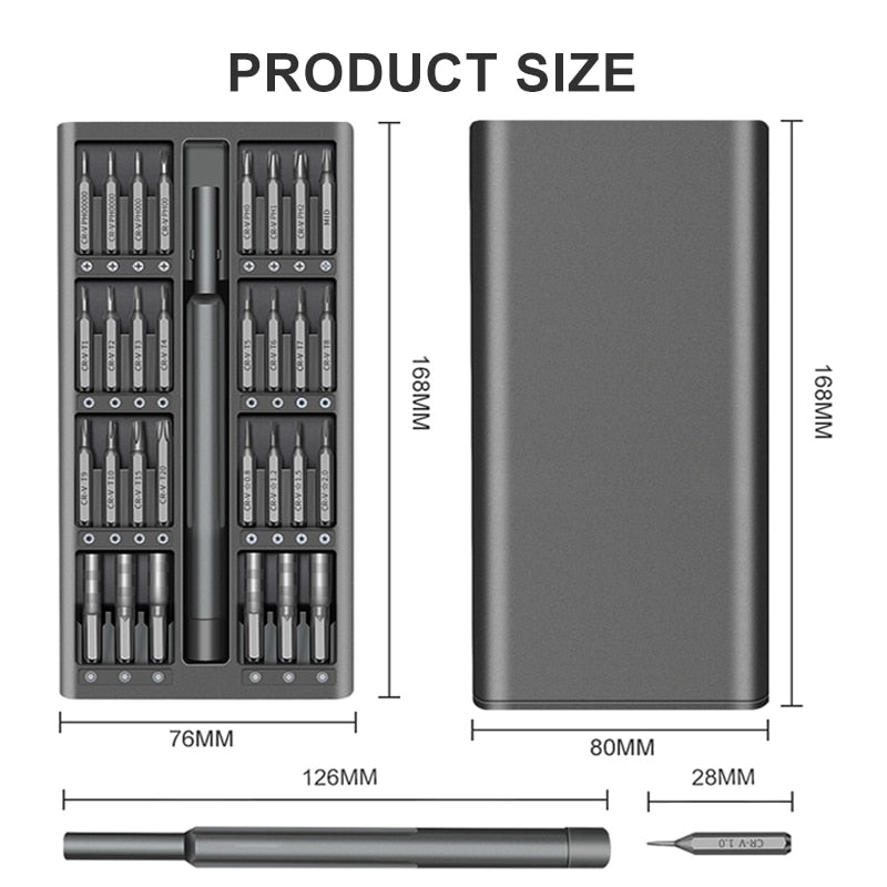 Screwdriver Set Magnetic Screw Driver Kit Bits Xiaomi Iphone Computer Tri Wing Torx Hand Tools Manual Woodworking Tools
