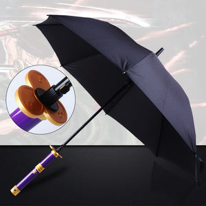 16 Bones Automatically Open Long Handle Windproof Samurai Sword Umbrella Japanese Ninja-like Sun and Rain Straight Umbrella