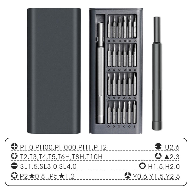 Screwdriver Set Magnetic Screw Driver Kit Bits Xiaomi Iphone Computer Tri Wing Torx Hand Tools Manual Woodworking Tools