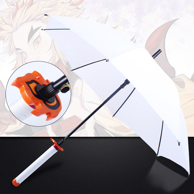 16 Bones Automatically Open Long Handle Windproof Samurai Sword Umbrella Japanese Ninja-like Sun and Rain Straight Umbrella