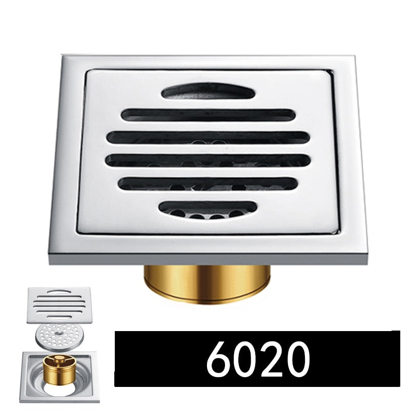 Shower Drain Thick Stainless Steel Floor Drain Ordinary Bathroom Toilet Kitchen Balcony Dedicated To prevent odor BaIDaiMoDeng