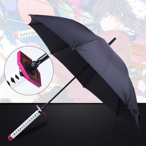 16 Bones Automatically Open Long Handle Windproof Samurai Sword Umbrella Japanese Ninja-like Sun and Rain Straight Umbrella