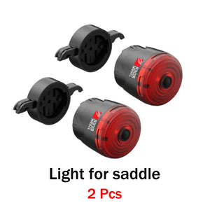 ThinkRider  Cycling Taillight Bicycle Smart Auto Brake Sensing Light IPx6 Waterproof LED Charging Bike Rear Light