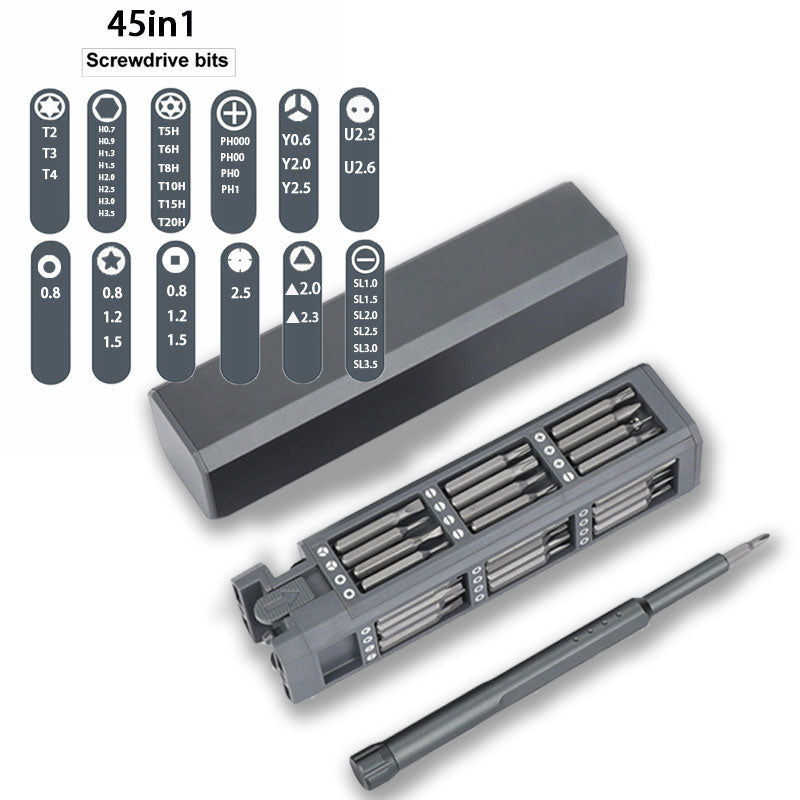 Precision Screwdriver Set Multifunction Magnetic BitsTool Kit Phone Repair Hand Tools Set For Xiaomi Smartphones IPhone Eyeglass