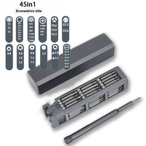 Precision Screwdriver Set Multifunction Magnetic BitsTool Kit Phone Repair Hand Tools Set For Xiaomi Smartphones IPhone Eyeglass