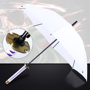 16 Bones Automatically Open Long Handle Windproof Samurai Sword Umbrella Japanese Ninja-like Sun and Rain Straight Umbrella