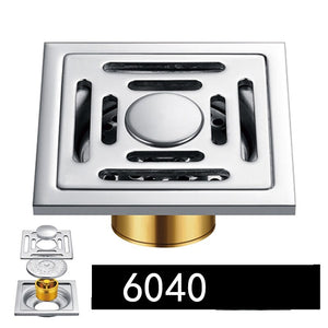 Shower Drain Thick Stainless Steel Floor Drain Ordinary Bathroom Toilet Kitchen Balcony Dedicated To prevent odor BaIDaiMoDeng