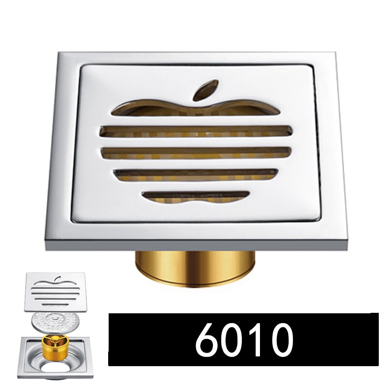 Shower Drain Thick Stainless Steel Floor Drain Ordinary Bathroom Toilet Kitchen Balcony Dedicated To prevent odor BaIDaiMoDeng