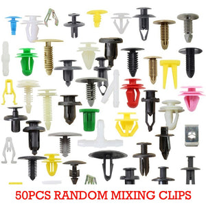 100Pcs Clips for car Fastener Screws Bumper Interior Decoration Auto Plastic Random Mixing Universal Plastic